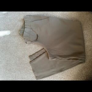 Lululemon khaki athletic joggers